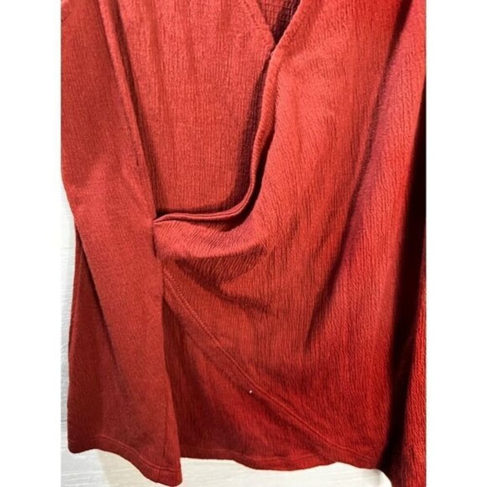 NEW 14th & Union Wrap‎ Sleeveless Red Top Small - Picture 5 of 5